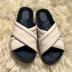 Vince Bone Leather Sandal